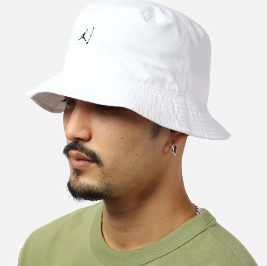 Панама чоловіча Jordan [Джордан] Jumpman Bucket Hat розмір M-L, білий (DC3687-100)