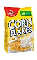 Кукурузные хлопья Sante Corn Flakes, 500г, Польша, быстрого приготовления с витаминами и железом