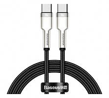 Кабель BASEUS Type-C to Type-C Cafule Series Metal Data Cable |2m, 5A, 100W, PD| (CATJK-D05)