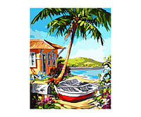 Картина за номерами 40х50 Човники на острові