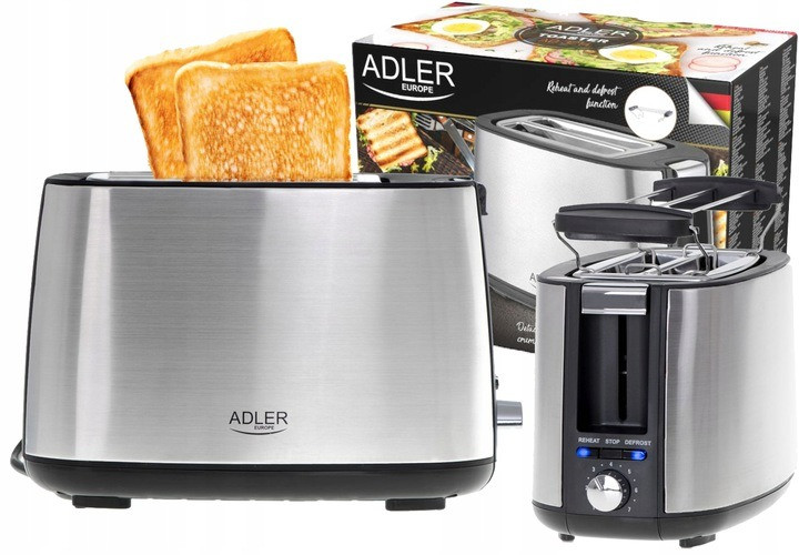 Тостер Adler AD 3214 (900 Вт, Польща), фото 1