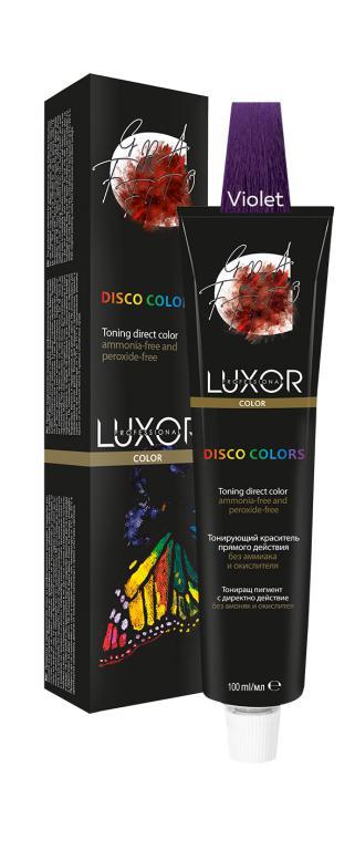 Тонуючий фарбник прямої дії LUXOR Professional фіолетовий без аміаку і окислювача 100 мл