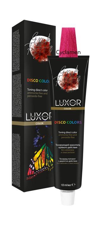 Тонуючий фарбник прямої дії LUXOR Professional цикламен без аміаку і окислювача 100 мл