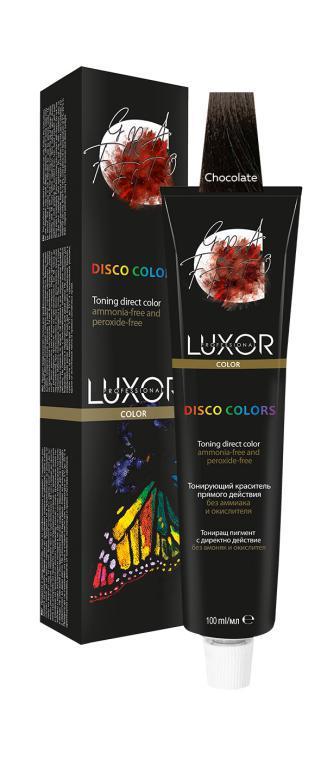 Тонуючий фарбник прямої дії LUXOR Professional шоколадний без аміаку і окислювача 100 мл