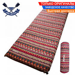 Килим самонадувний до 130 кг 200х65х5 см + ЧОХОЛ + Стяжки TRI-020 Ornament самонадувний килимок