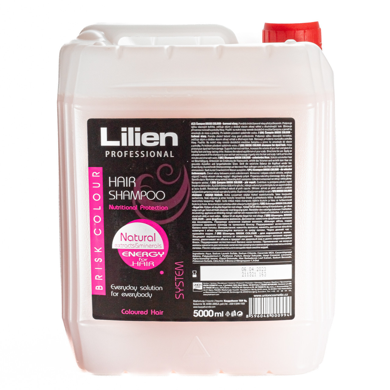 Шампунь для фарбованого волосся Lilien Proffesional Brisk Color 5000 мл