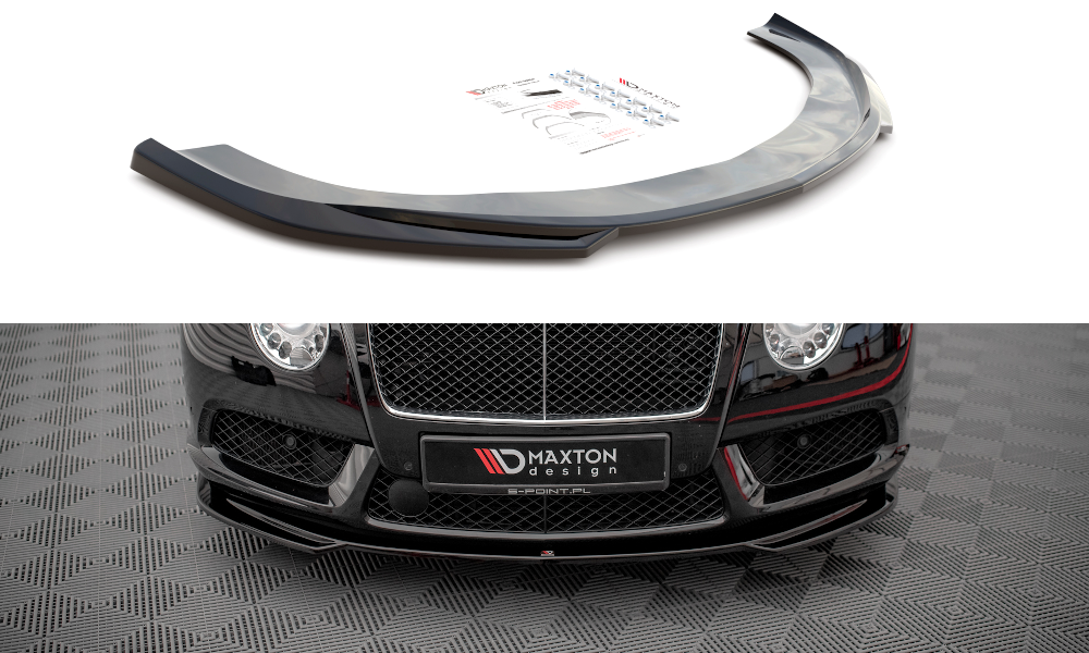 Спліттер Bentley Centental GT V8 (14-16) тюнінг обвіс елерон (V2)
