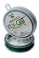 Шнур плетеный NTEC Fly-Cat Moss Green 274м, Ø0.14мм, 15lb/6.8кг