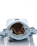 Жіноча сумка через плече в 3-х кольорах. Блакитний., фото 3