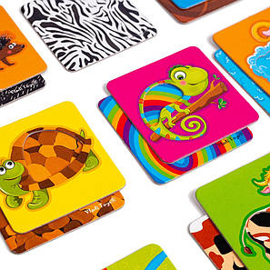 Розвиваюча гра "Чий бочок?" Vladi Toys VT1804-43 (укр), фото 2