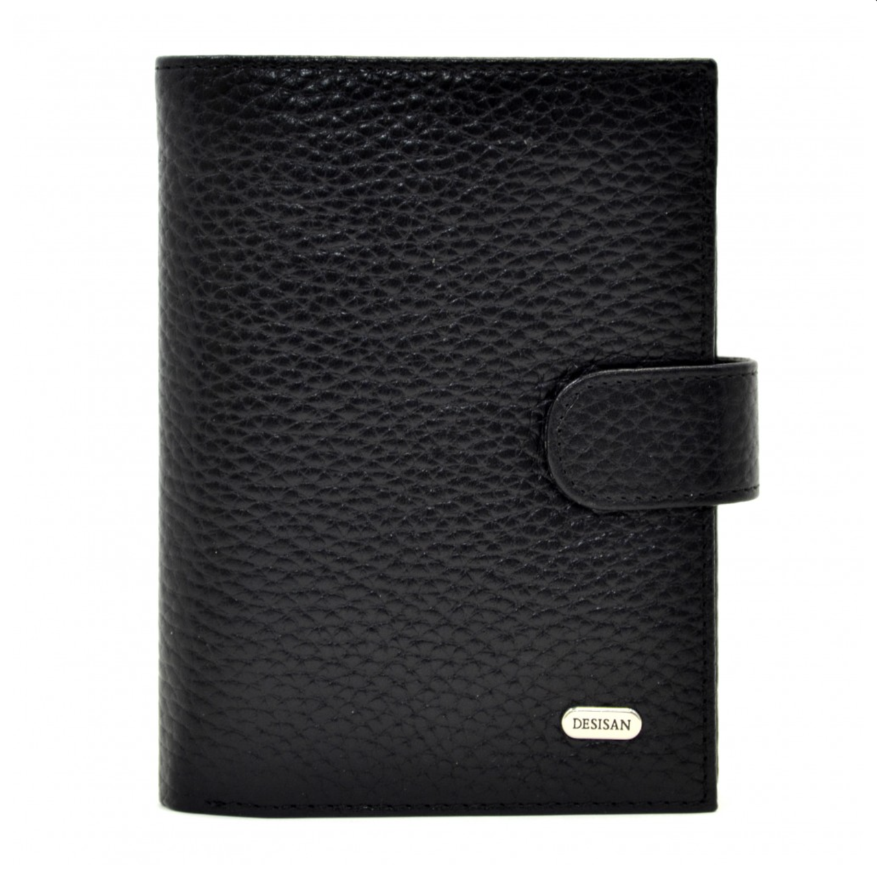 Чоловіче портмоне з відділенням для паспорта Desisan 072-01 чорний, фото 1