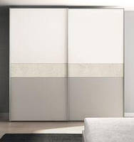 Шафа купе 2-дверна з лакобеленем