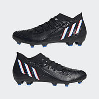 Бутси Adidas Predator Edge 1 FG чорні футбольне взуття адідас предатор Едж адідас копочки для футболу 2022