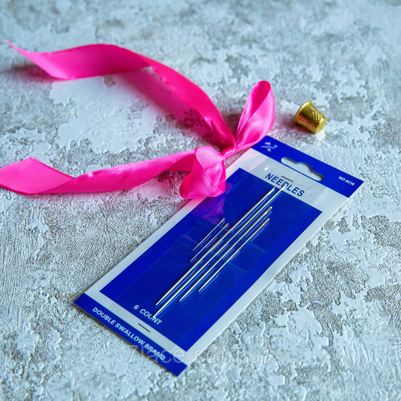 Набір голок швейних ручних/довжина від 13 до 3 см/у пакованні 6 шт./замовленні від 1 уп