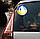 Патріотична наклейка на машину "Українка за кермом" (ЖБ коло)  13 см на авто / автомобіль / машину / скло, фото 3