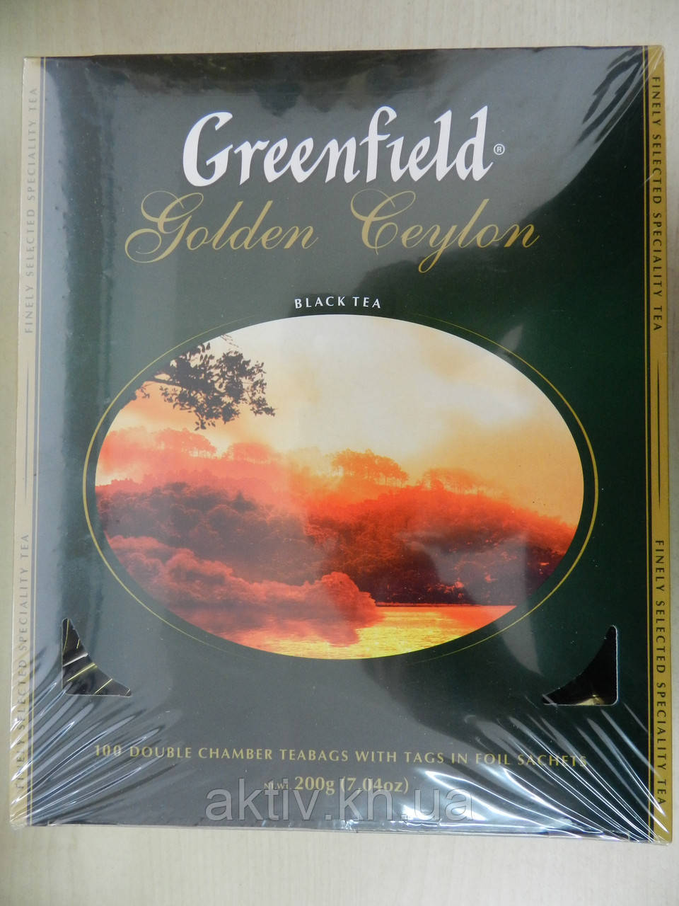 Чай Грінфілд Golden Ceylon чорний 100 пакетиків