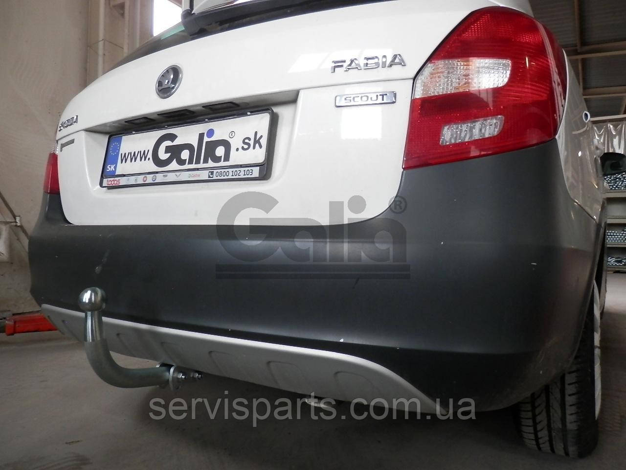 Оцинкованный фаркоп на Skoda Fabia 2000-2014 универсал и седан - фото 7 - id-p1643078350