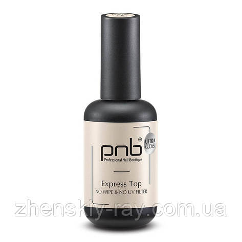 Топ без липкого шару PNB Express Top No Wipe,17ml, фото 1