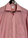 Брендова оригінальна чоловіча бавовняна сорочка воріт 40, фото 7
