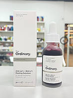 Кислотный пилинг для лица The Ordinary AHA 30% + BHA 2% Peeling Solution 30мл