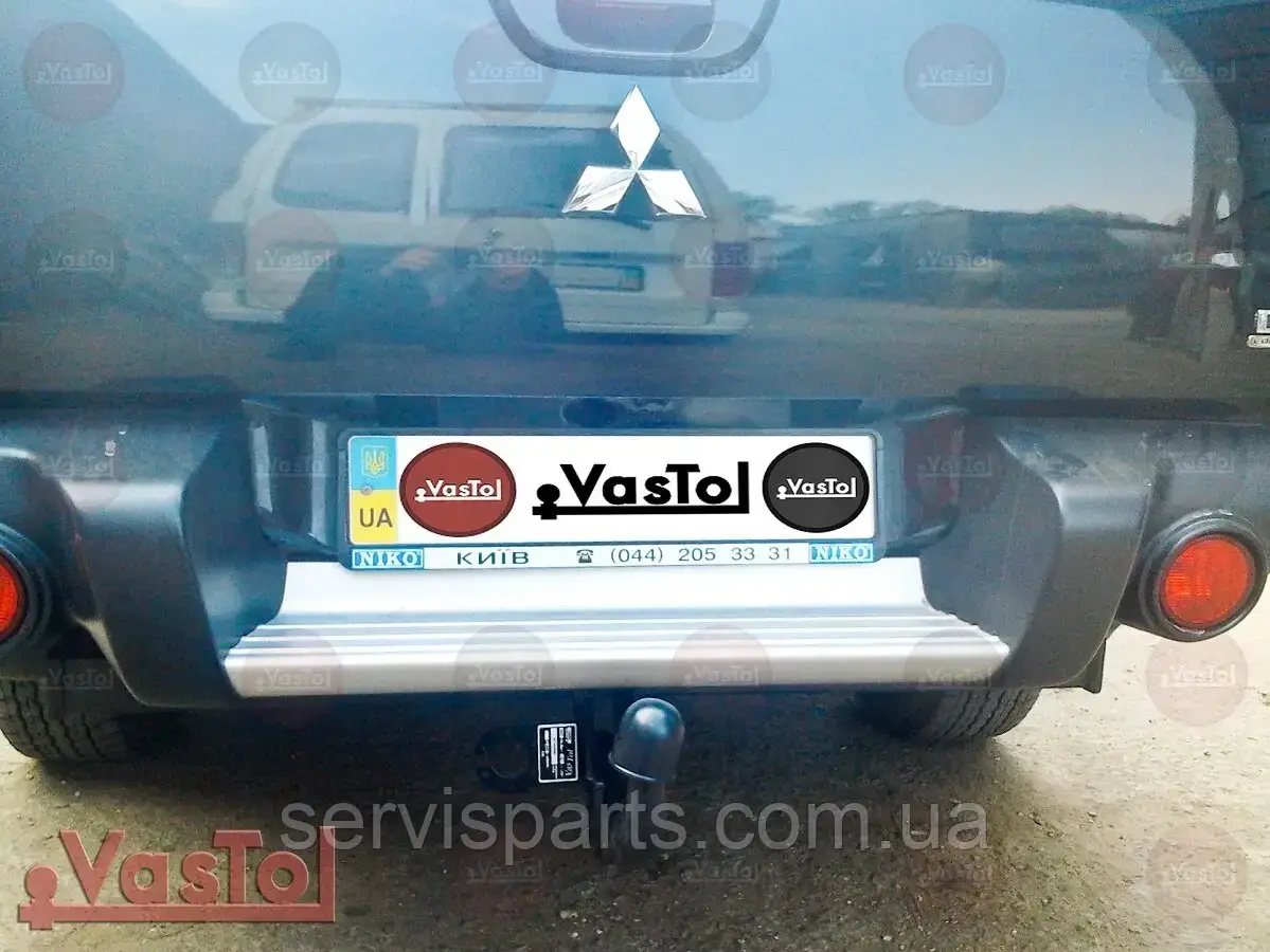 Съемный фаркоп на Mitsubishi L200 2006-2015 (Митсубиси Л-200) - фото 2 - id-p15288992