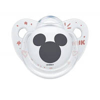 Пустышка Nuk Trendline Disney Mickey 0-6 мес., белый (3954015)