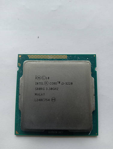 Процессор Intel I3 3220 2 ядра (4 потока) 3.3 Ghz сокет 1155 Tray б\у ...