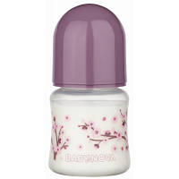 Бутылочка для кормления Baby-Nova Декор, с широким горлышком, 150 мл, лиловый (3960172) - Топ Продаж!