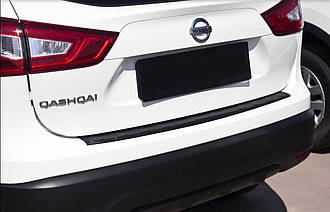 Накладка на задний бампер Nissan Qashqai 2014-2018 г.в. Нисан Кашкай