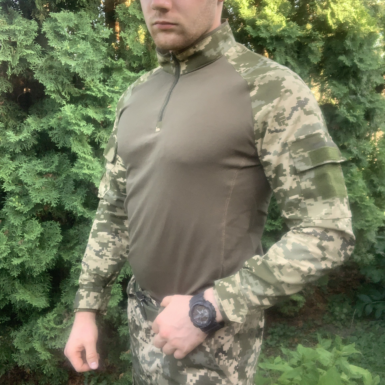 Сорочка піксельна Убакс, Сорочка піксель тактична Ubacs, літні військові сорочки для армії ВСУ