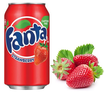 Газований напій Fanta Strawberry 0.355 л