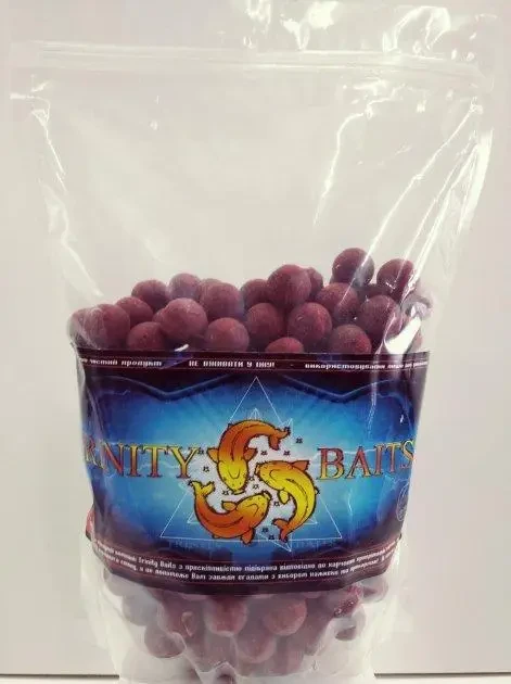 Бойли варені Trinity Baits Strawberry-Squid 18 мм 1кг