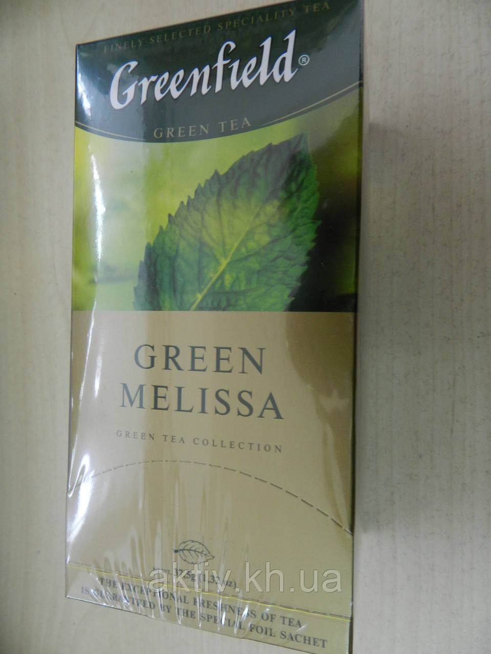 Чай Грінфілд зелений з мелісою