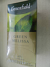 Чай Грінфілд зелений з мелісою