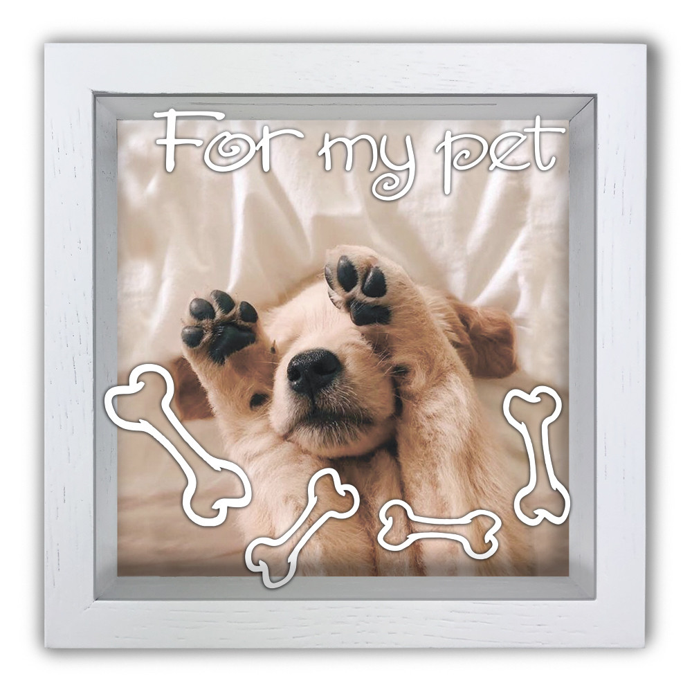 Дерев'яна копілка (скарбничка) 20 20 см "For my pet"