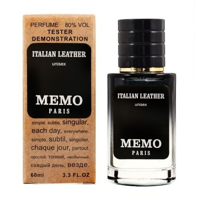 Memo Italian Leather TESTER  унисекс, 60 мл, фото 1