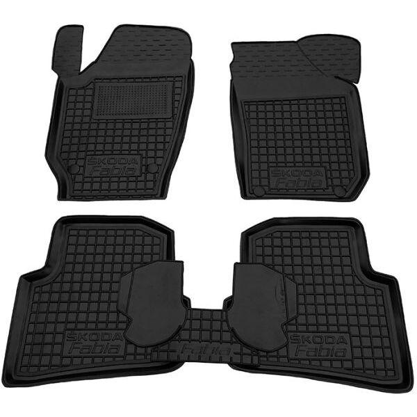 Резінові килимки в салон Skoda Fabia 2 2007-2015, фото 1
