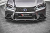 Спліттер Lexus GS F Sport (11-15) тюнінг обвіс губу елерон (V2), фото 3