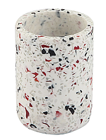 Склянка для зубних щіток Trento Mosaic білий (54421)