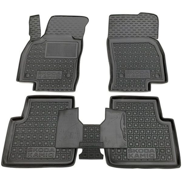 Резінові килимки в салон Skoda Kamiq 2020-, фото 1