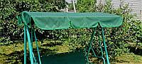 180*113- Тент на крышу садовой качели (цвет: зеленый )