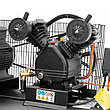Компресор 100 л, 3 кВт, 380 В, 8 атм, 500 л/хв, 2 циліндра INTERTOOL PT-0013, фото 6
