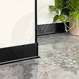 Кут внутрішній для плінтуса 100 мм, метал декор по RAL, фото 3