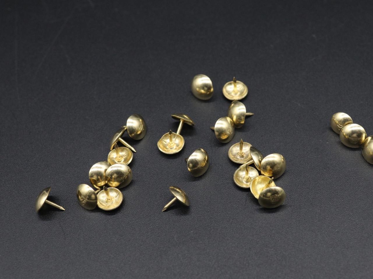 Меблеві цвяхи. Колір "золото". 8,3х10мм