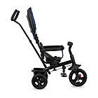 Триколісний велосипед MoMi IRIS Kobalt, міцна рама, поворотне сидіння на 360°, фото 3