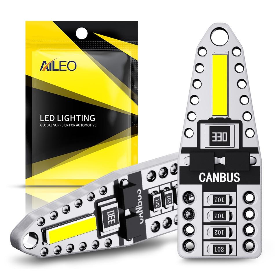 Лампи AILEO W5W T10, МДП, яскраве світло, не видають помилок Чіп 7020, фото 1