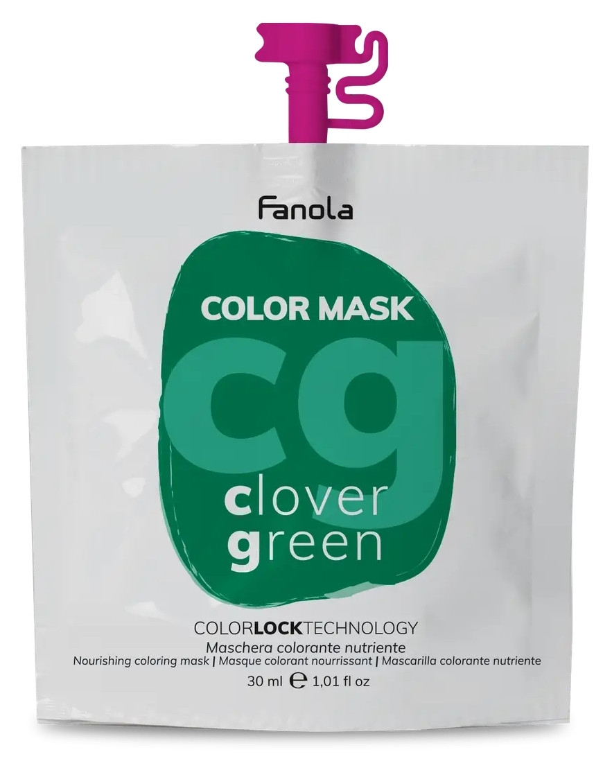 Маска тонуюча Зелена конюшина Fanola Clover Green Mask, 30 мл