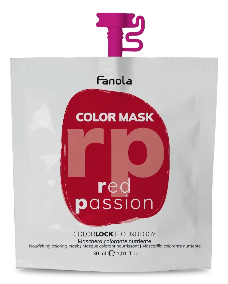 Маска тонуюча Червона пристрасть Fanola Red Passion Mask, 30 мл