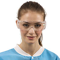 Dochem Защитные очки, пластиковые, тип мото, прозрачные линзы и оправа