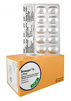 Ветмедин Чу 1,25 мг . №10таб для лечения сердечно-сосудистой недостаточности собак 5-10 кг